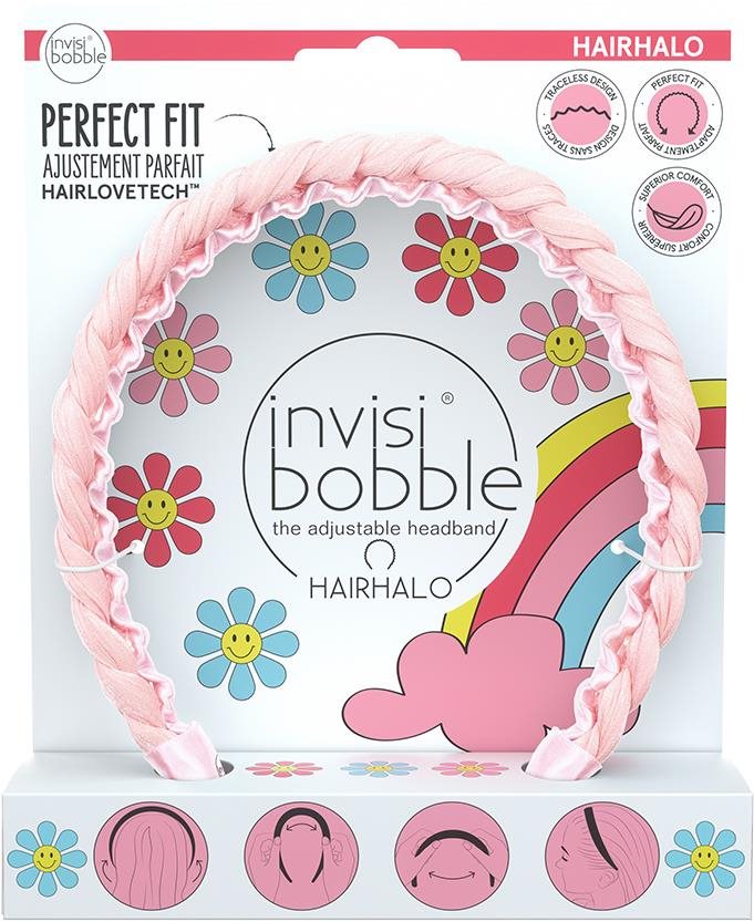 INVISIBOBBLE® HAIRHALO Retro Dreamin‘ Eat, Pink, and be Merry