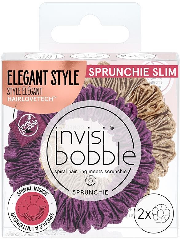 Invisibobble Hajgumi Sprunchie Slim The Snuggle is Real 2 db
