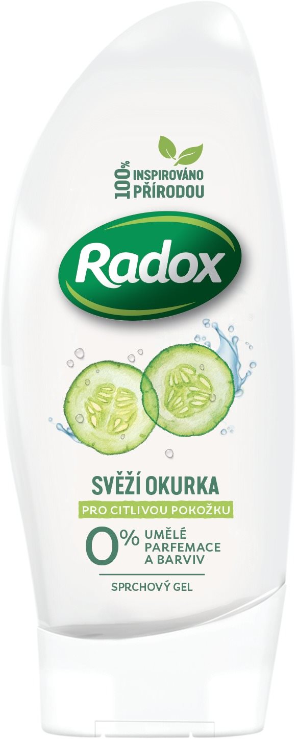 Tusfürdő RADOX Sensitive uborka tusfürdő 250 ml