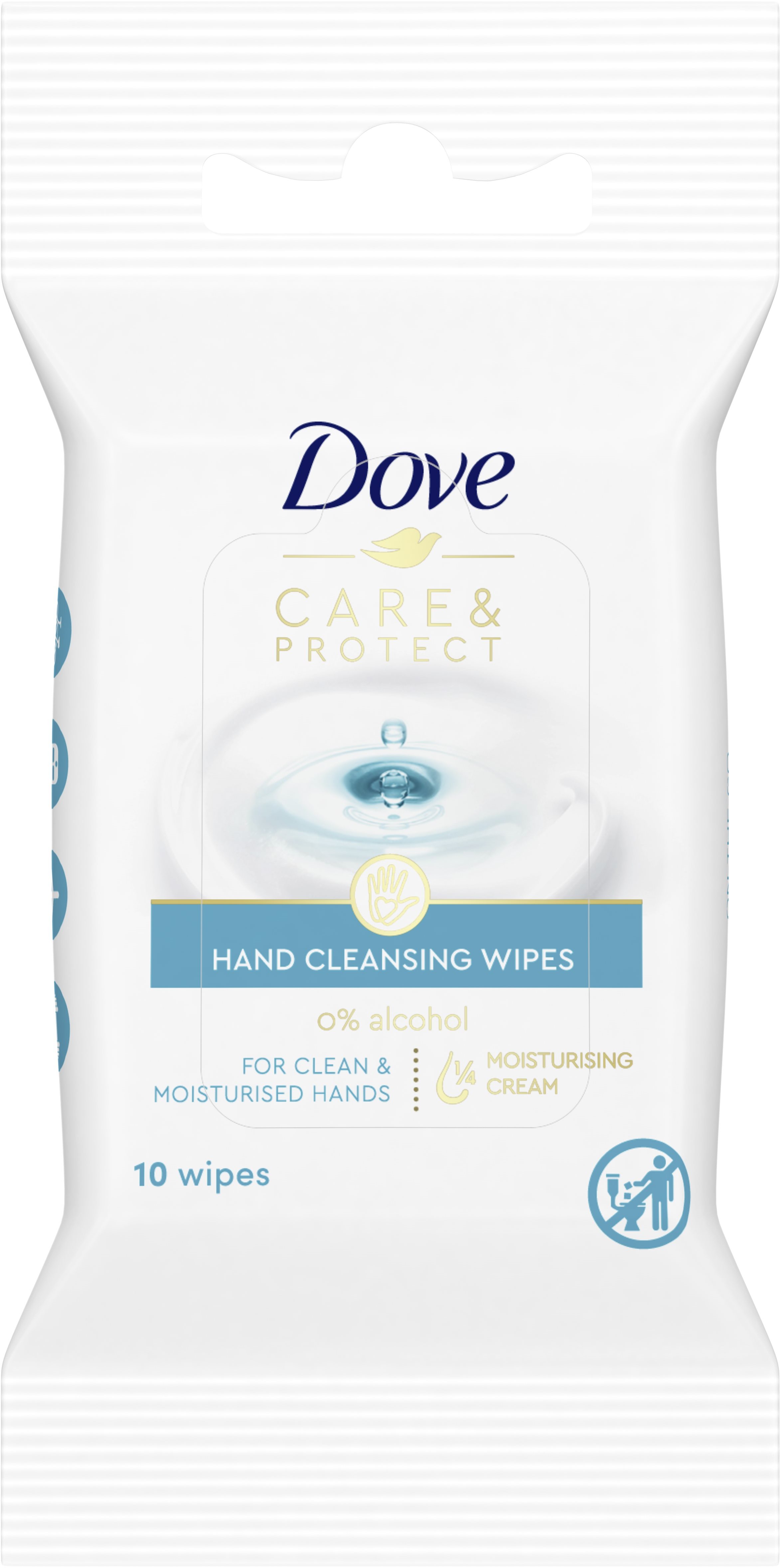 DOVE Care&Protect Hand Cleansing Wipes