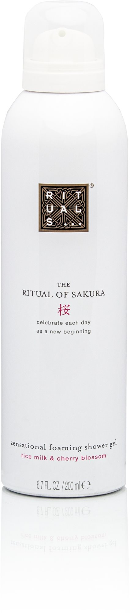 Tusfürdő RITUALS The Ritual of Sakura Zensational Foaming Shower Gel 200 ml