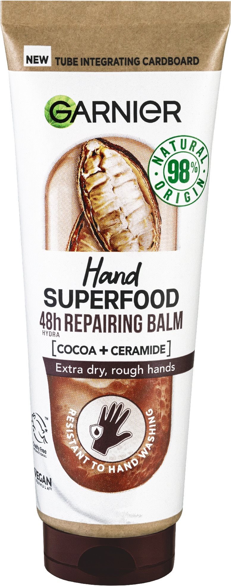 GARNIER Hand Superfood regeneráló kézkrém kakaóval 75 ml