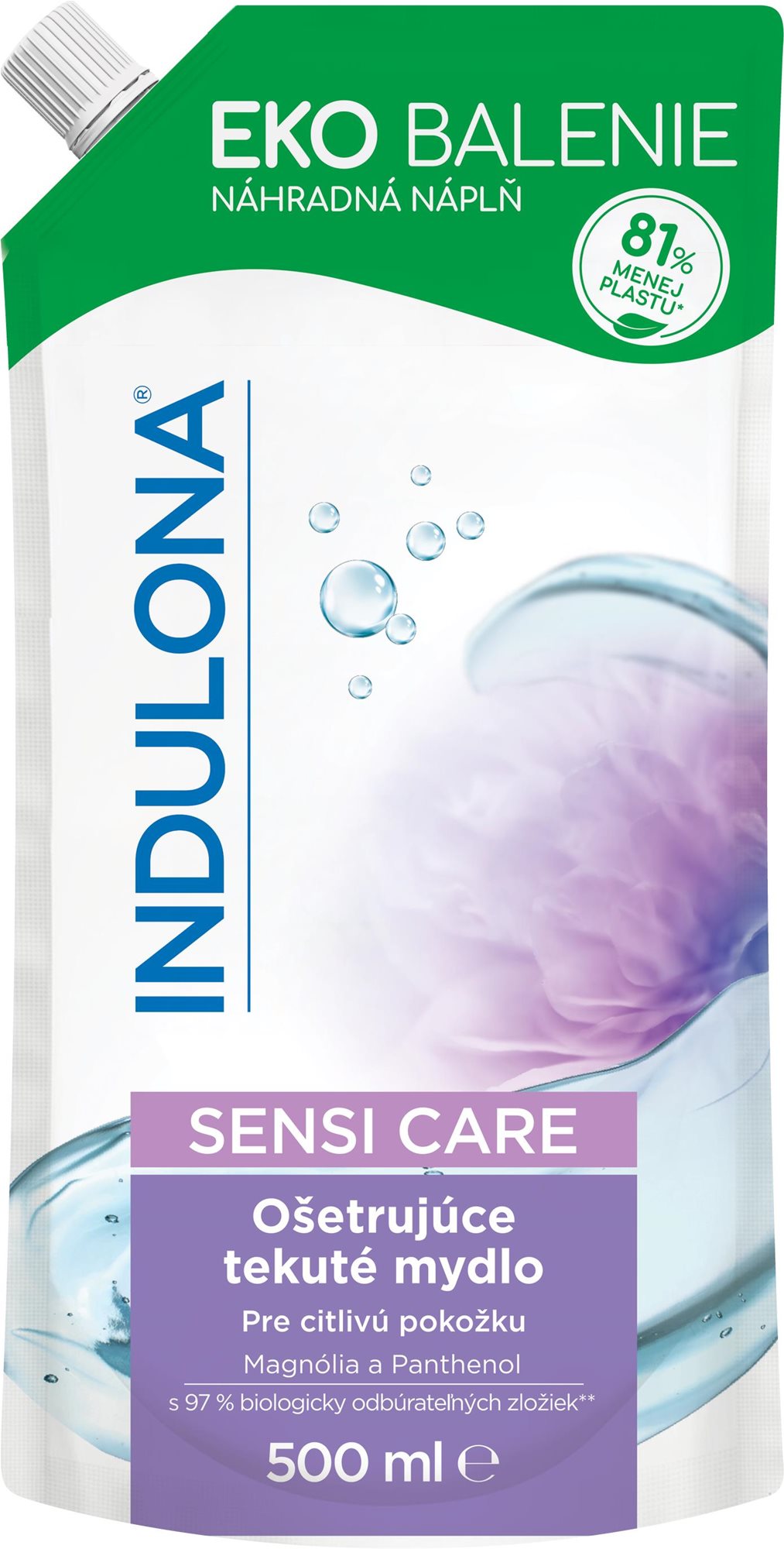 INDULONA Sensi Care folyékony szappan utántöltő 500 ml