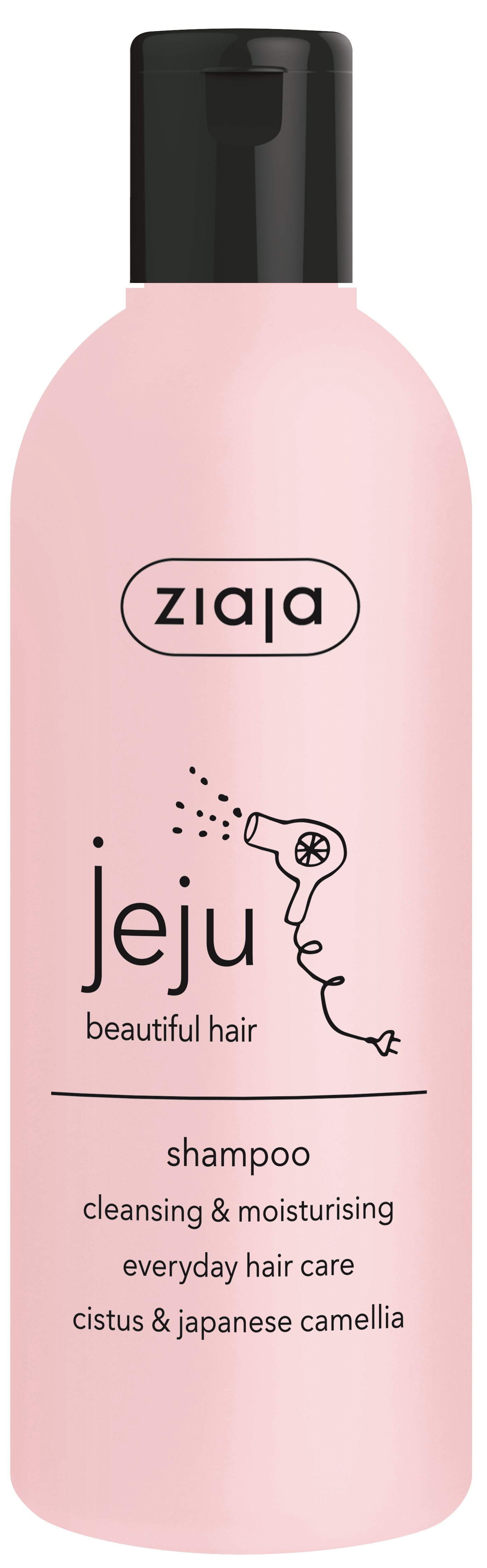ZIAJA Jeju Tisztító & hidratáló hajsampon 300 ml