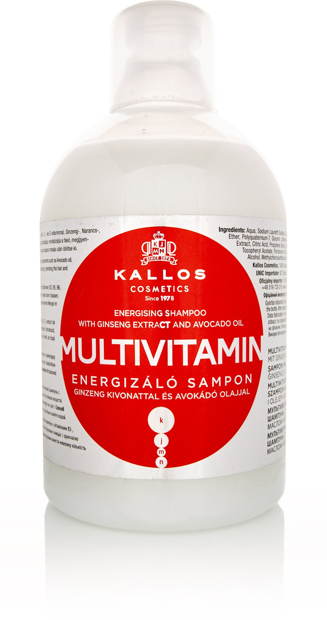 Sampon KALLOS KJMN Multivitamin Shampoo 1000 ml