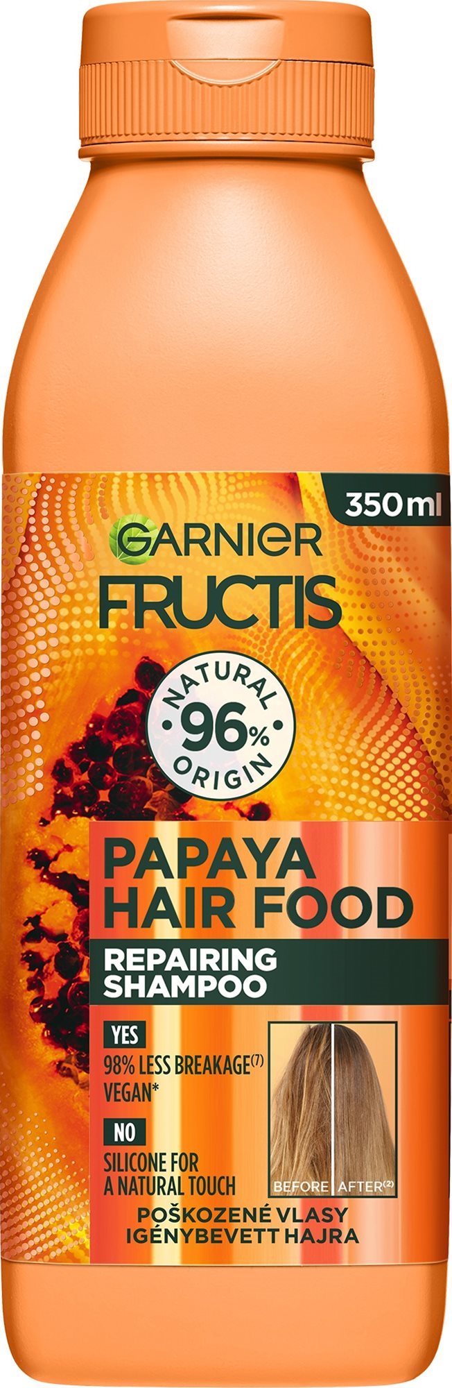 GARNIER Fructis Hair Food Repairing Papaya Shampoo 350 ml