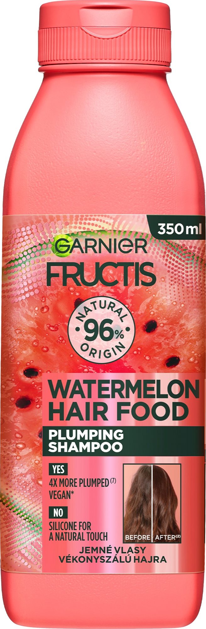GARNIER Fructis Hair Food Plumping Watermelon Shampoo 350 ml