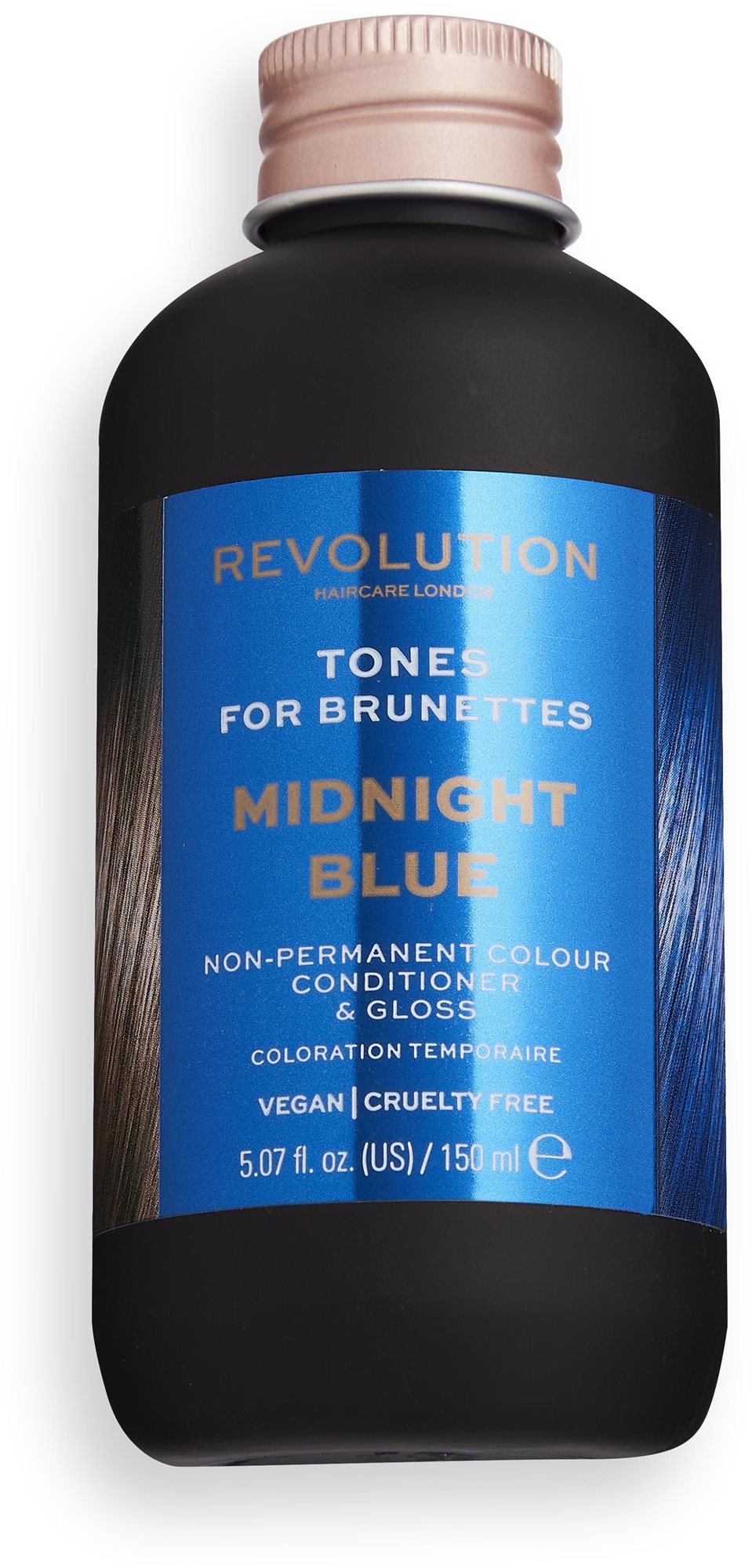 Revolution Haircare Festék barna hajra Tones For Brunettes 150 ml Midnight Blue