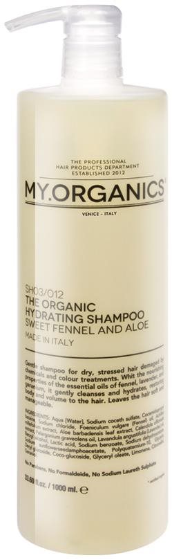 MY.ORGANICS The Organic Hydrating Shampoo Sweet Fennel and Aloe 1000 ml