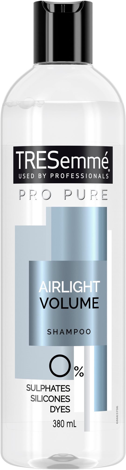 TRESEMMÉ Pro Pure Airlight Volume sampon volumen nélküli hajra 380 ml