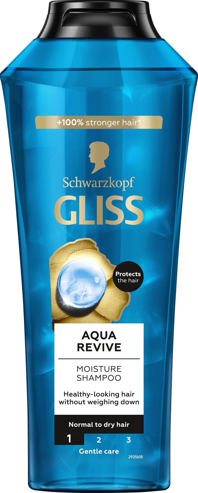 SCHWARZKOPF GLISS Aqua Revive Hidratáló sampon 400 ml