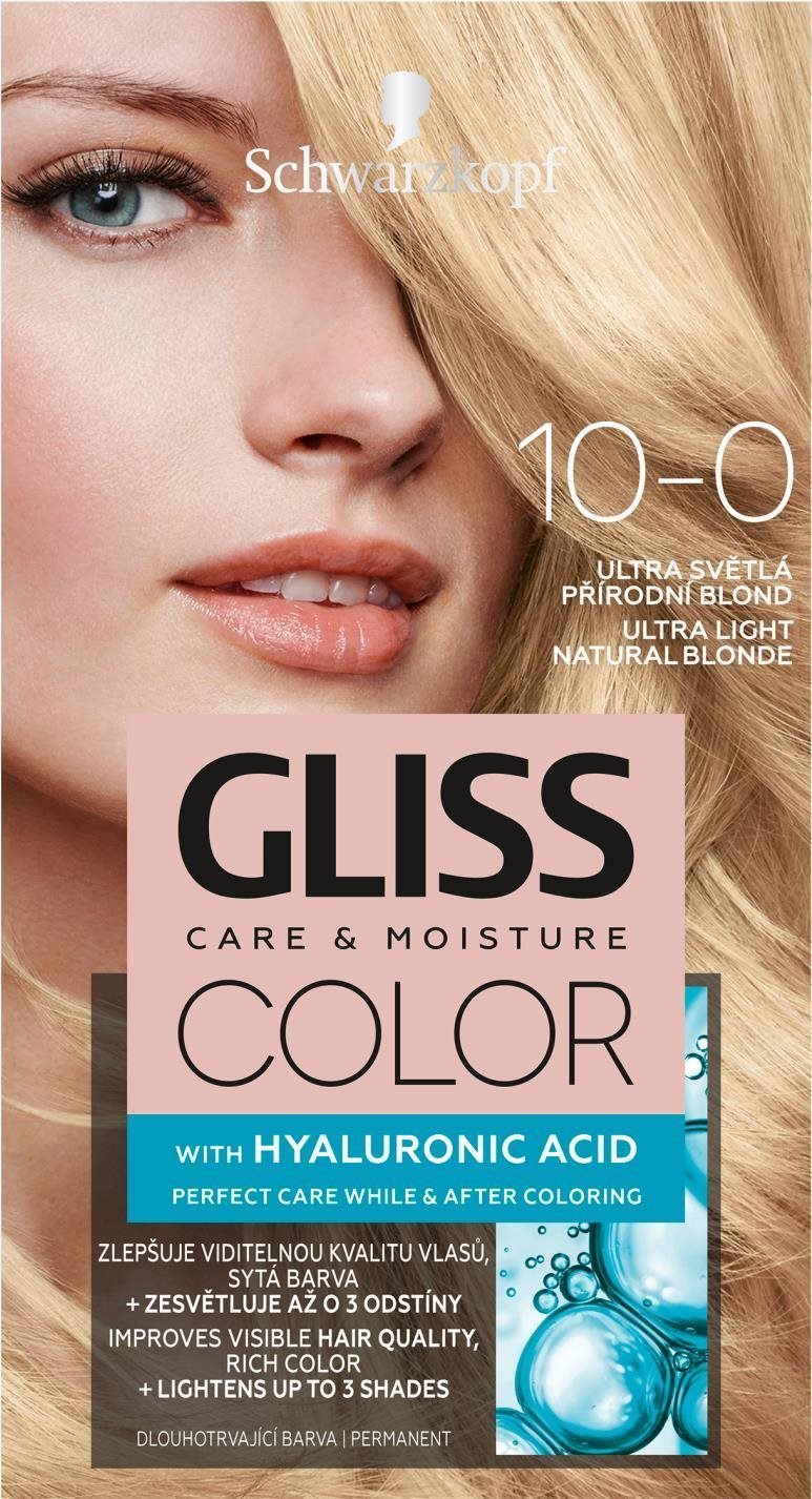 SCHWARZKOPF GLISS Color 10-0 Ultravilágos természetes szőke 60 ml