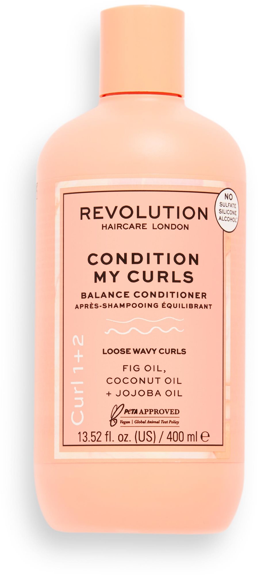 Revolution Haircare Hajbalzsam göndör és hullámos hajra Hydrate My Curls (Balance Conditioner) 400 ml