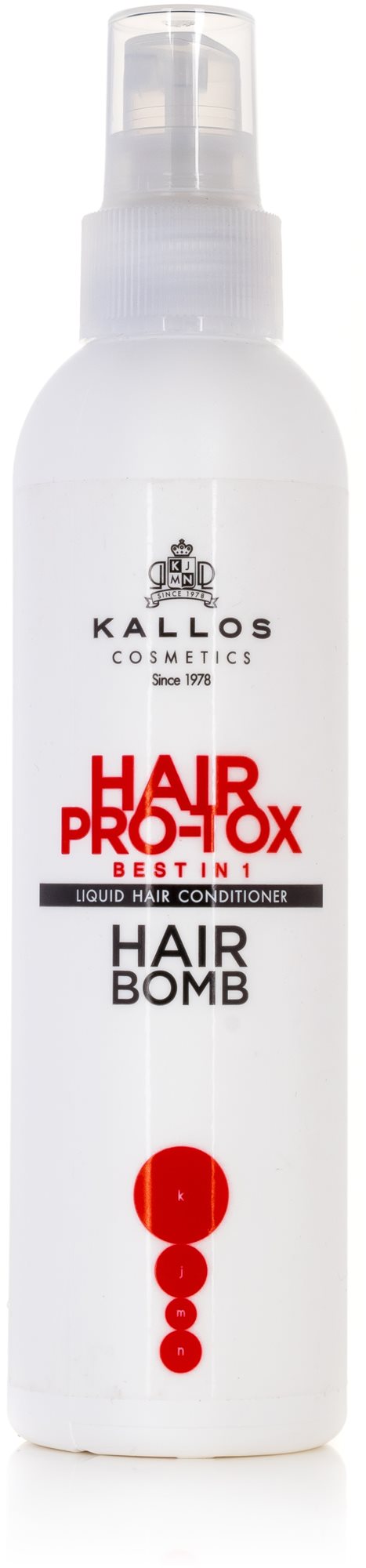 Hajbalzsam KALLOS Hair Pro-Tox Hair Bomb Conditioner 200 ml