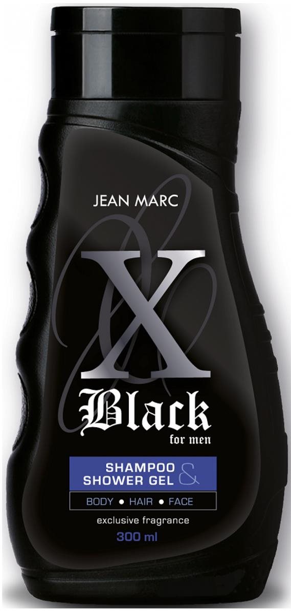 JEAN MARC férfi sampon és tusfürdő X Black 300 ml