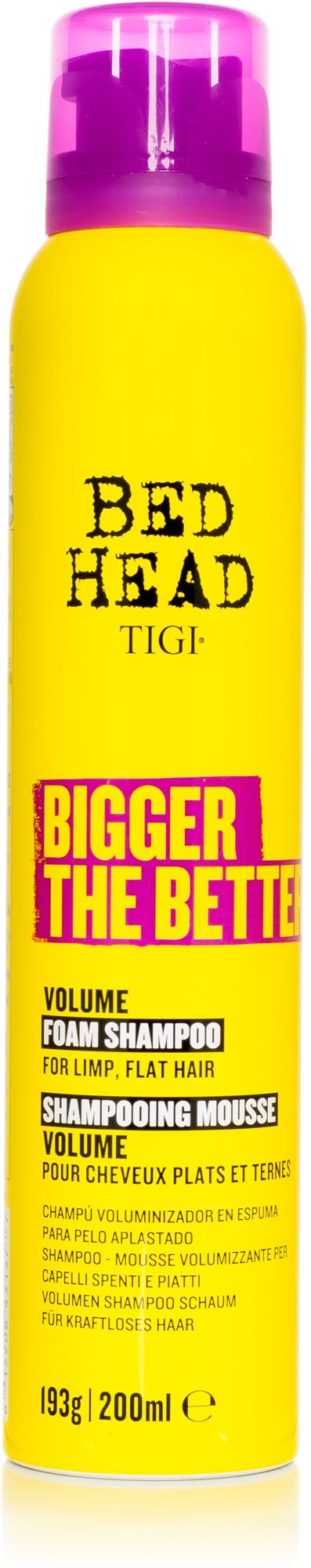 TIGI Bed Head Bigger The Better Volume Foam Shampoo 200 ml