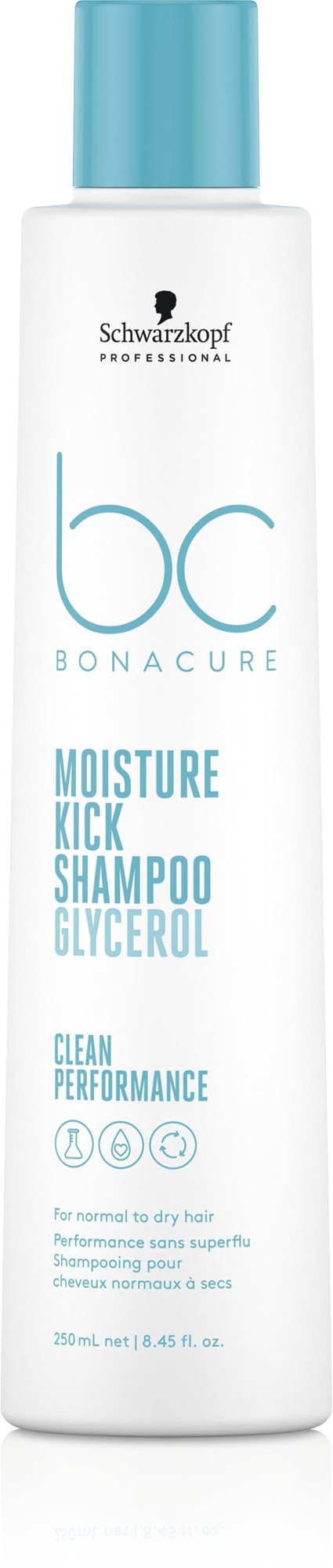 SCHWARZKOPF Professional BC Bonacure Clean Balance Moisture Kick sampon 250 ml