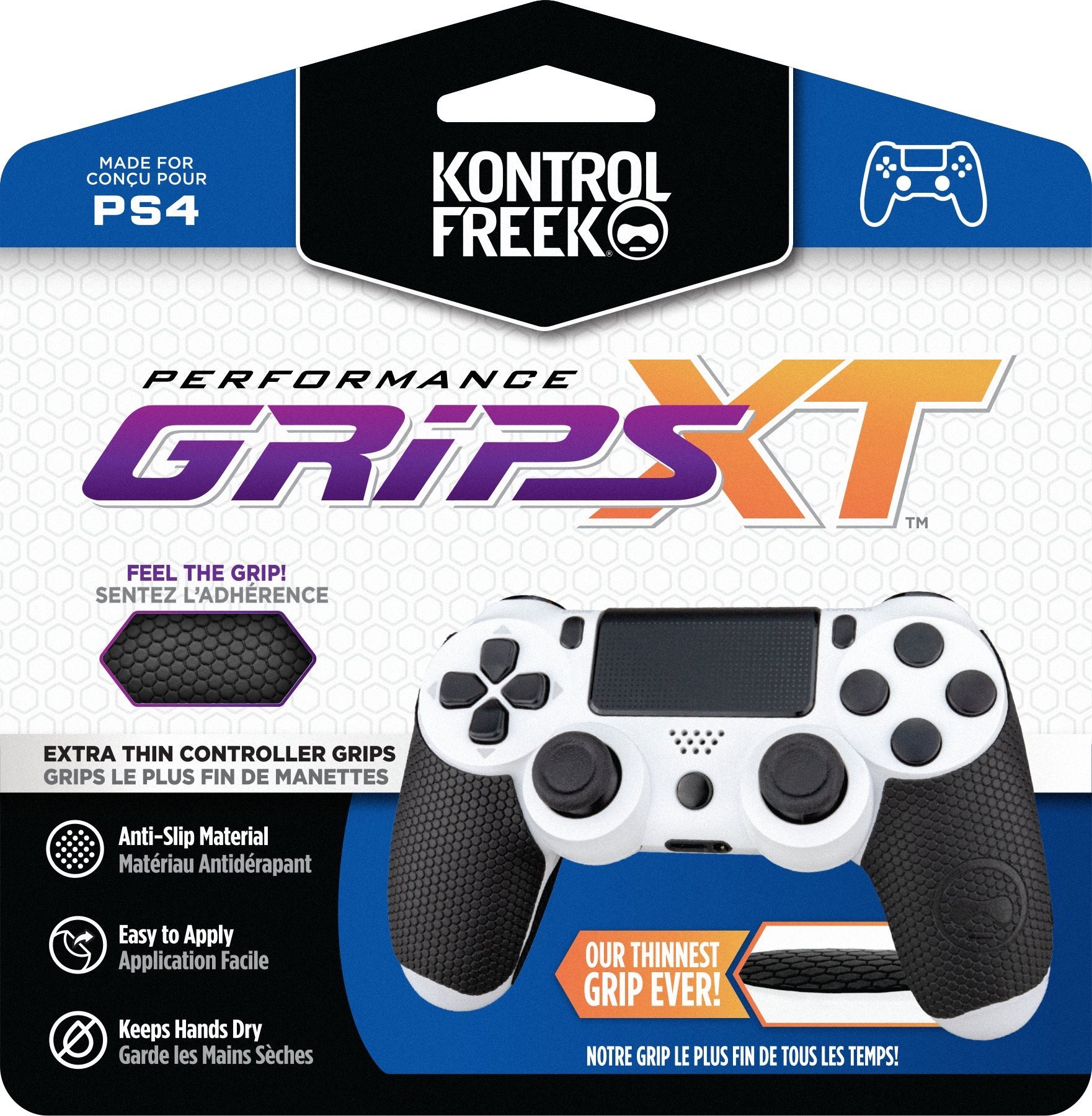Kontroller grip Kontrolfreek Performance Grips XT (Black) - PS4