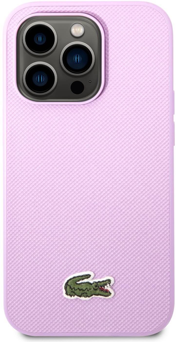 Lacoste Iconic Petit Pique Logo iPhone 14 Pro Max lila hátlap tok