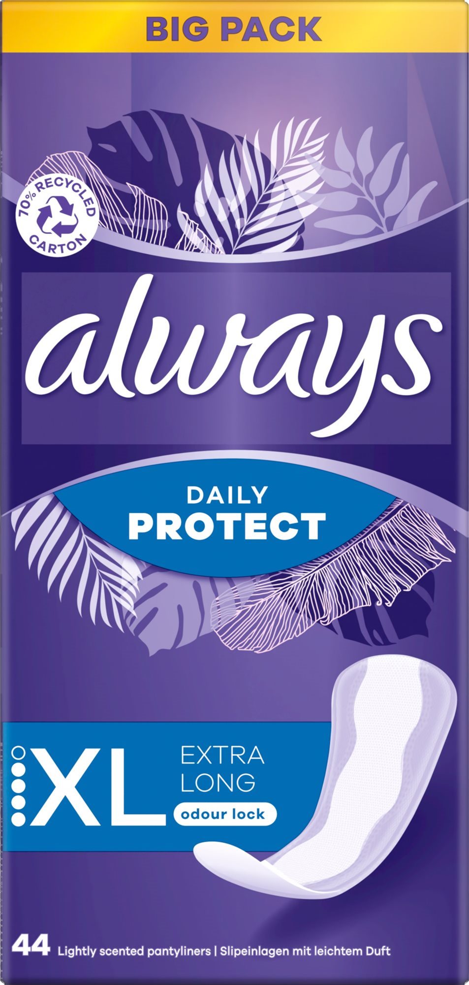 ALWAYS Dailies Extra Protect Long Plus Intimate 44 db