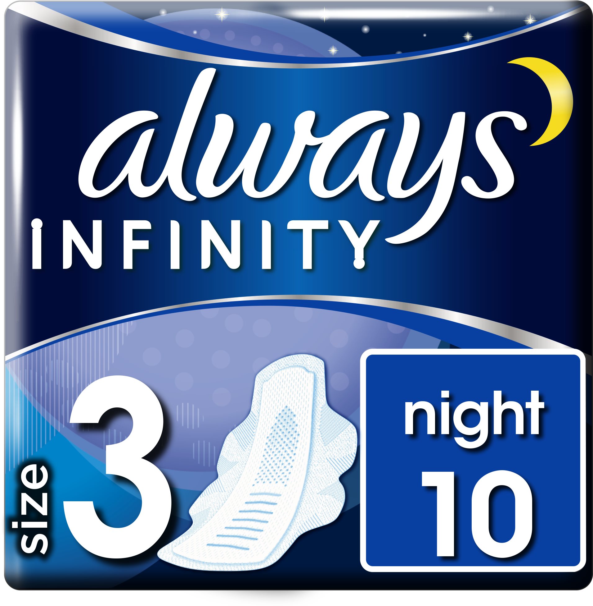 Egészségügyi betét ALWAYS Infinity Night 10 db