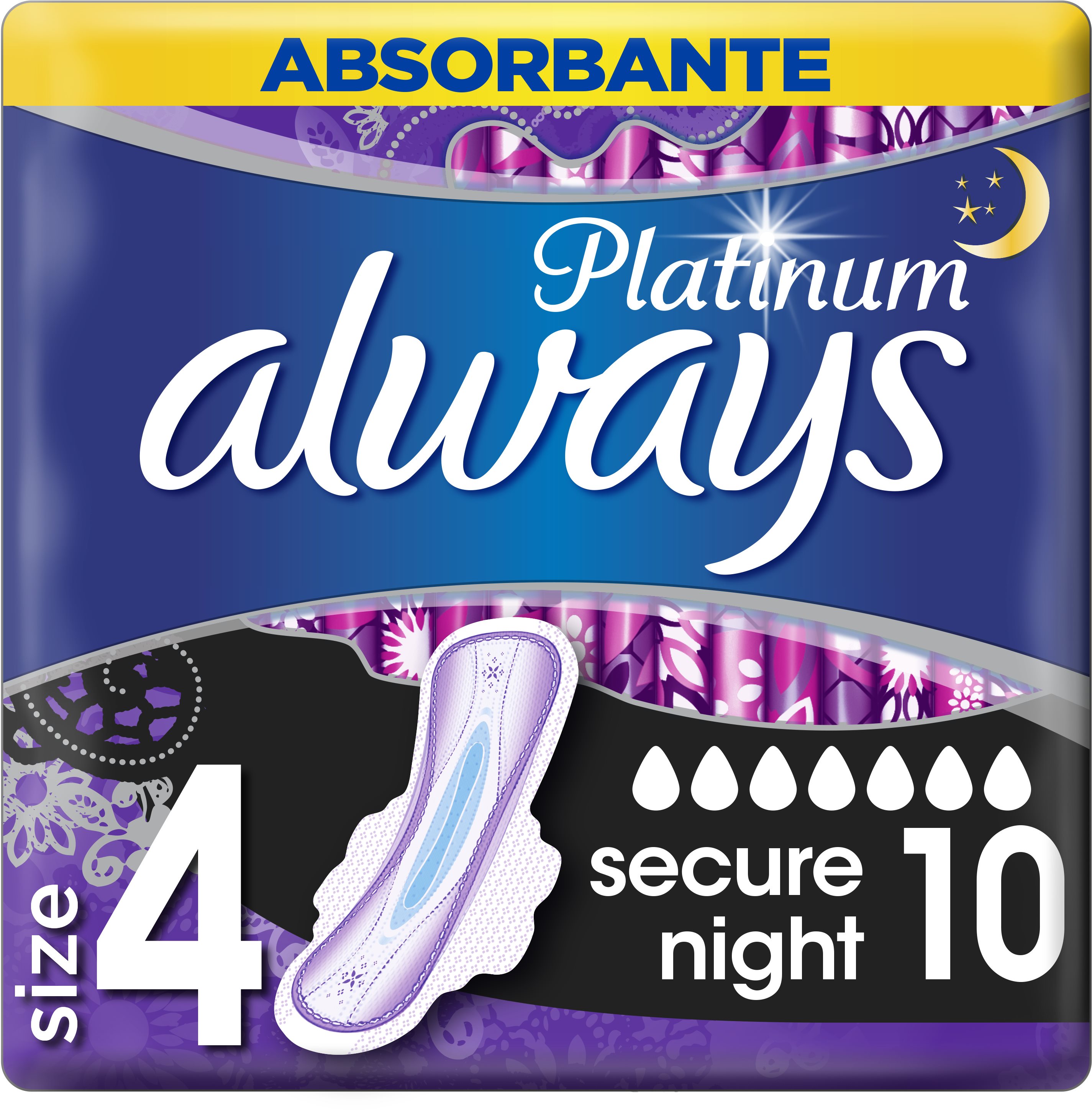 ALWAYS Platinum Secure Night 10 db