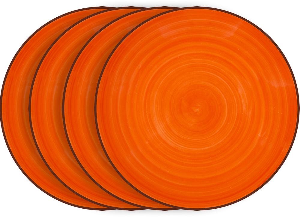 LAMART Desszert tányér készlet 4 db narancssárga LT9057 HAPPY