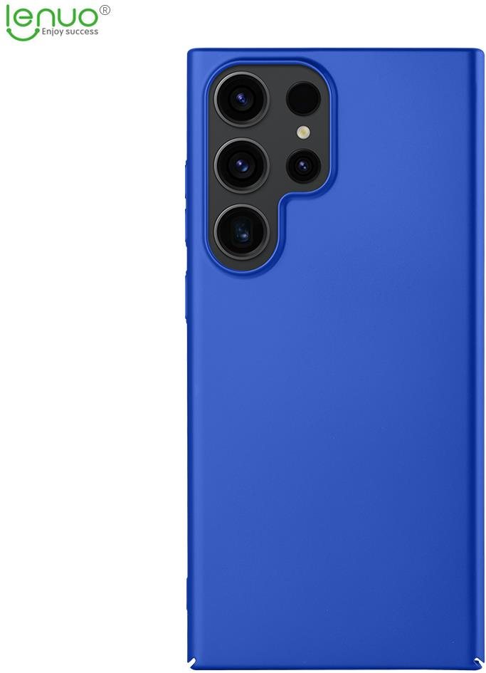 Lenuo Leshield Samsung Galaxy S23 Ultra kék tok