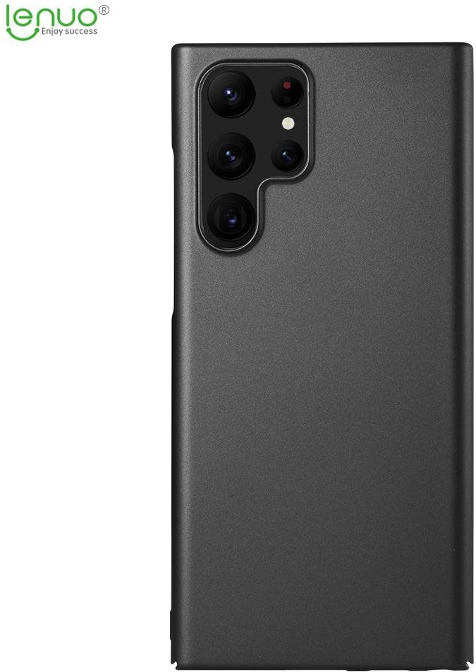 Lenuo Leshield Tok a Samsung Galaxy S22 Ultra 5G készülékhez, fekete