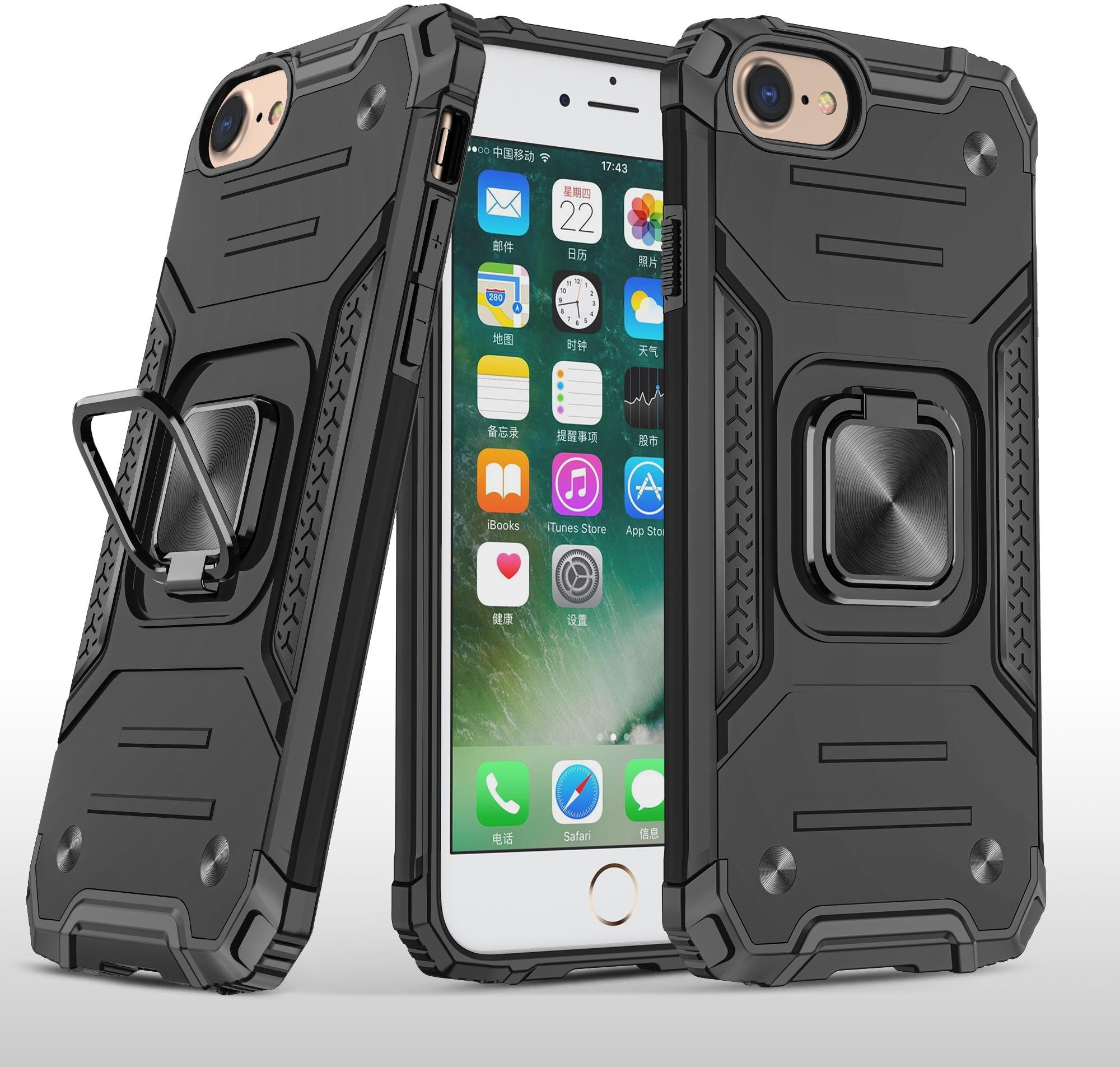 Lenuo Union Armor Tok az iPhone 7 / 8 / SE 2020 / SE 2022 készülékhez - fekete
