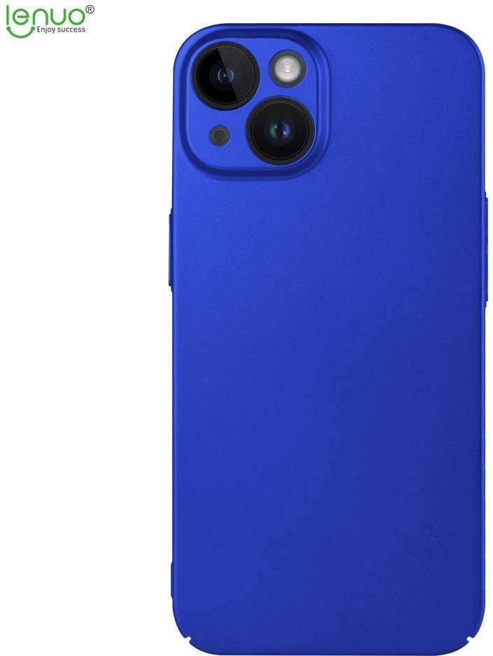 Lenuo Leshield tok iPhone 14 Plus készülékhez, kék