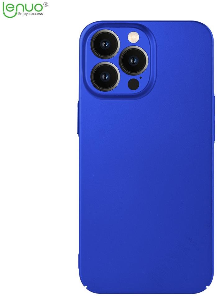 Lenuo Leshield tok iPhone 14 Pro készülékhez, kék