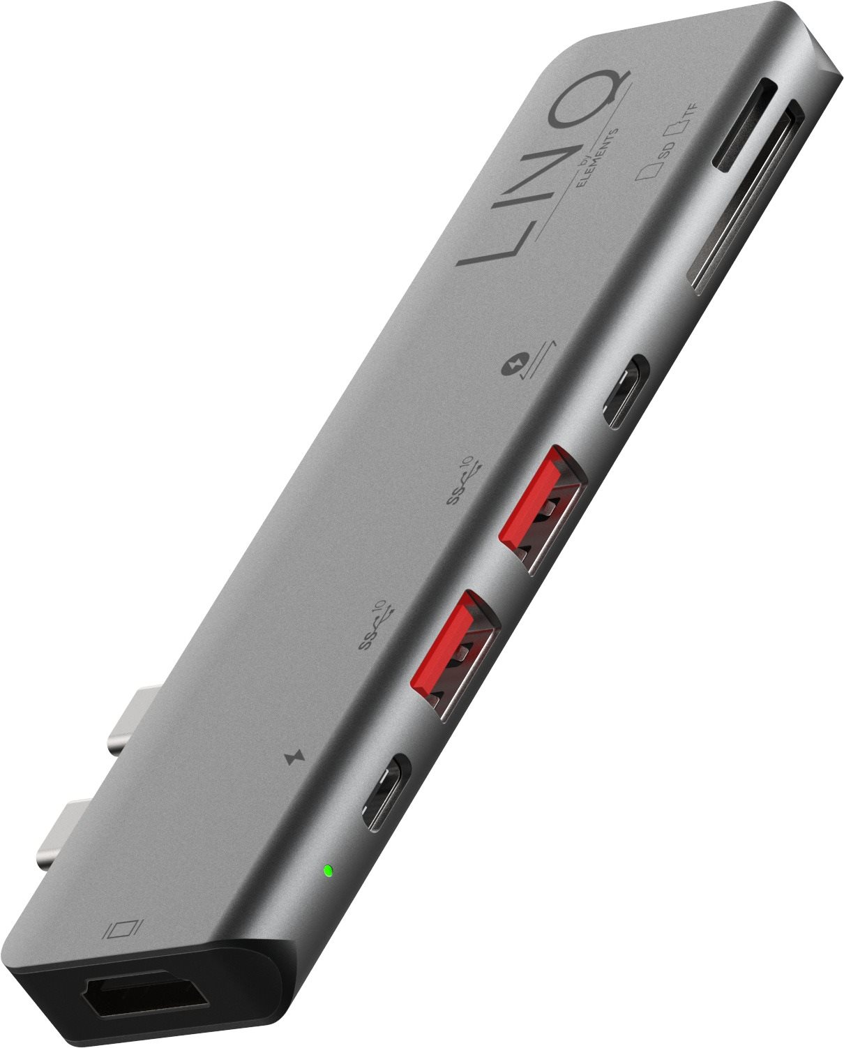LINQ Pro USB-C 10Gbps Multiport Hub with 4K HDMI and Thunderbolt Passthrough for MacBook