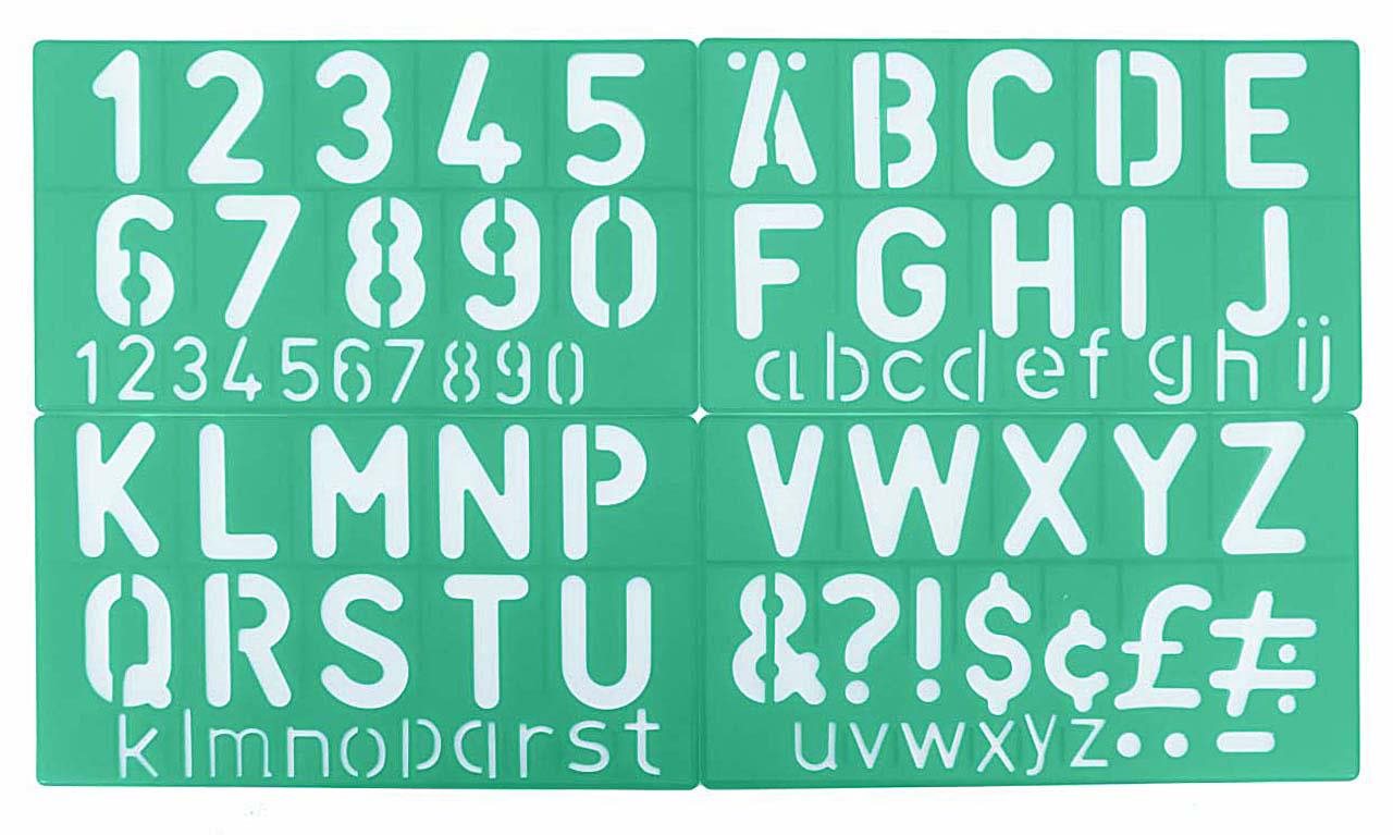 Linex 8550 50 mm - betűk, számok, szimbólumok