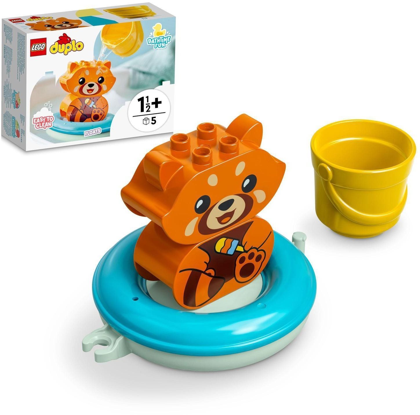 LEGO® DUPLO® 10964 Vidám fürdetéshez: úszó vörös panda