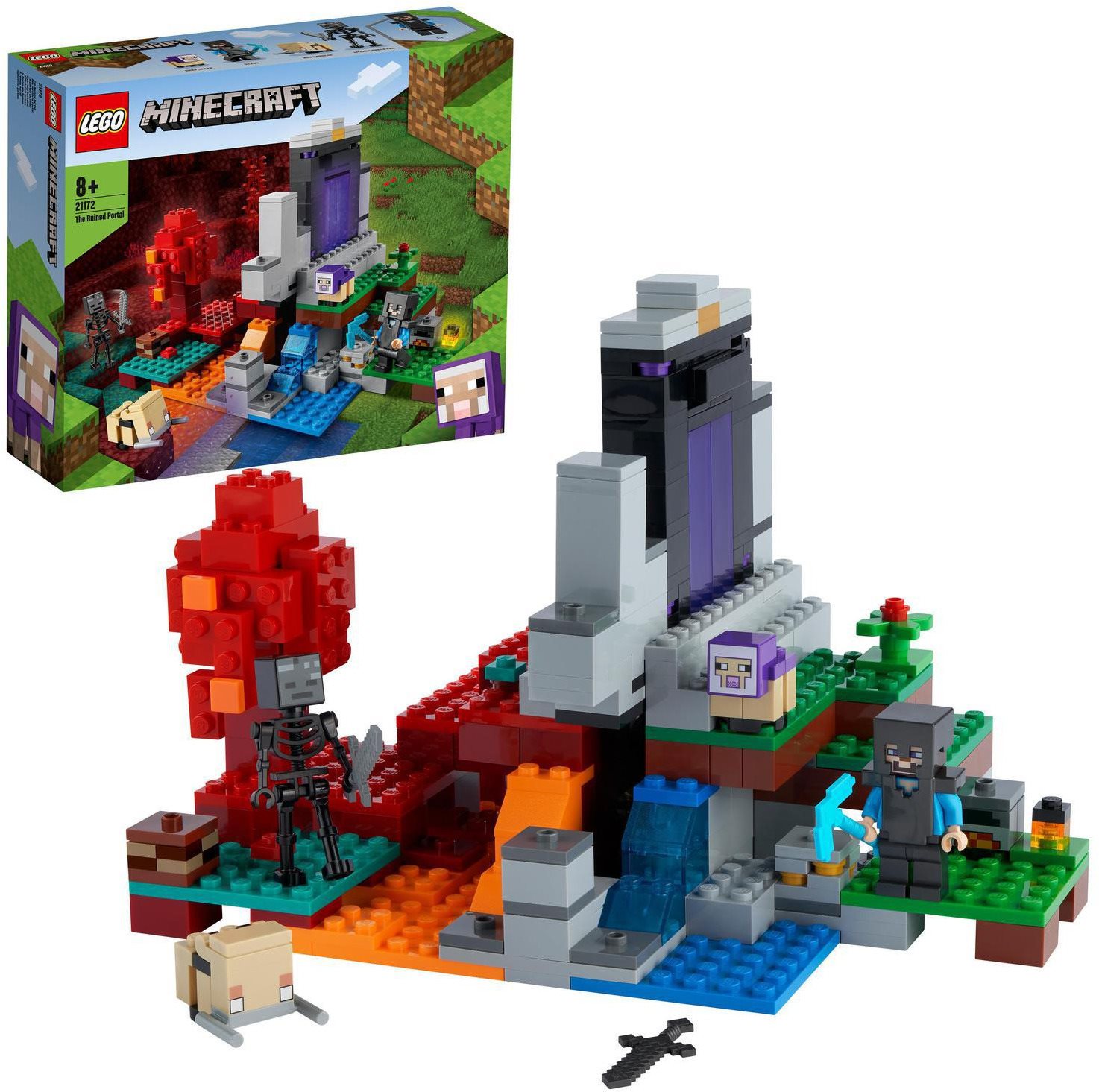 LEGO LEGO® Minecraft® A romos portál 21172
