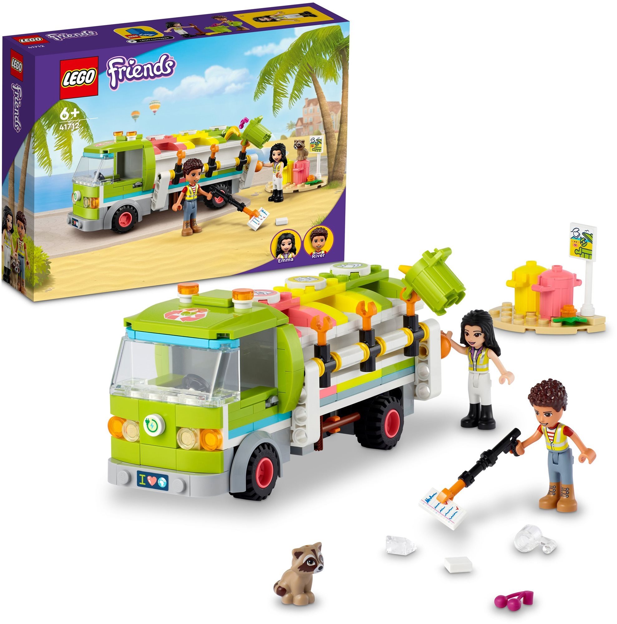 LEGO® Friends Újrahasznosító teherautó 41712