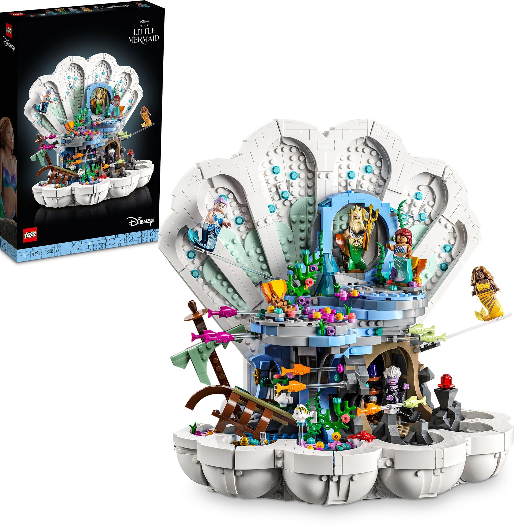 LEGO® Disney Princess™ A kis hableány királyi gyöngykagylója 43225