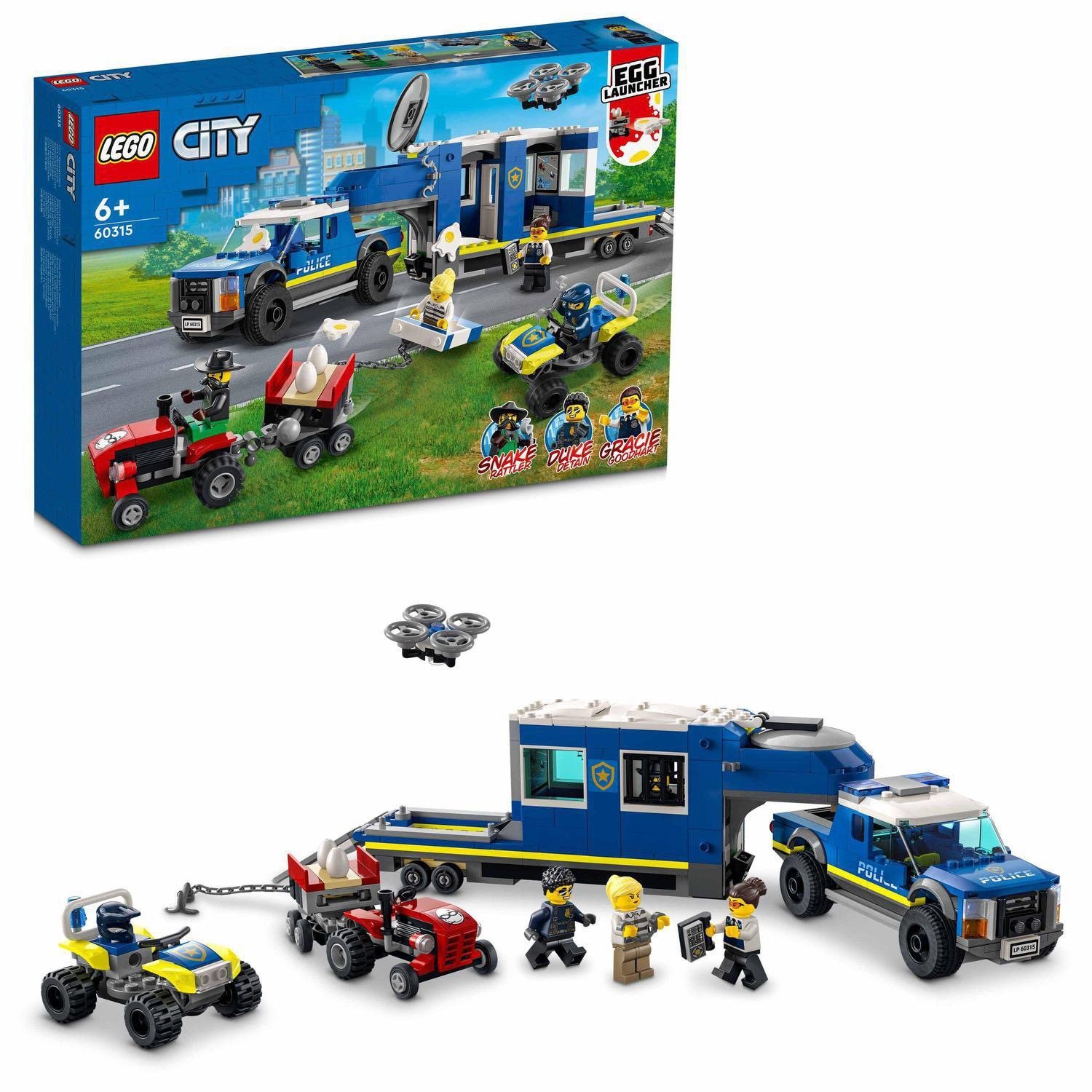 LEGO® City Rendőrségi mobil parancsnoki kamion 60315