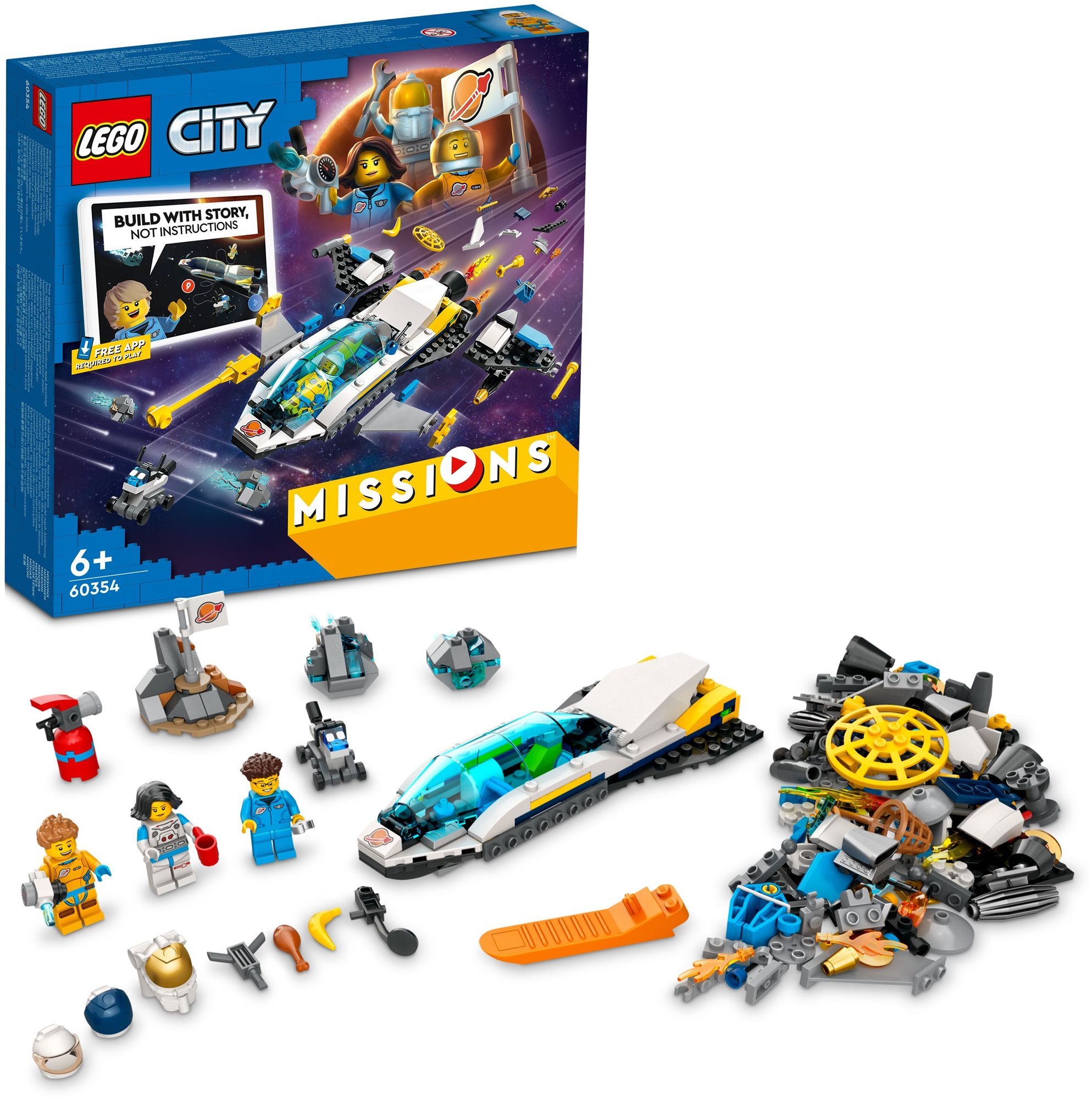 LEGO® City Marskutató űrjármű küldetés 60354