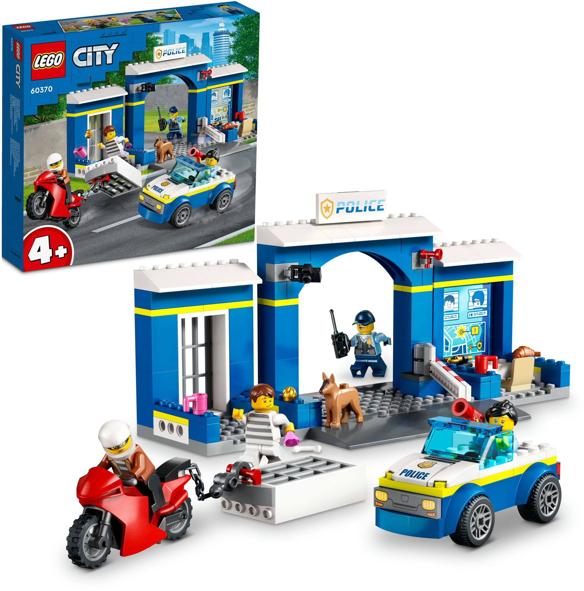 LEGO LEGO® City Hajsza a rendőrkapitányságon 60370