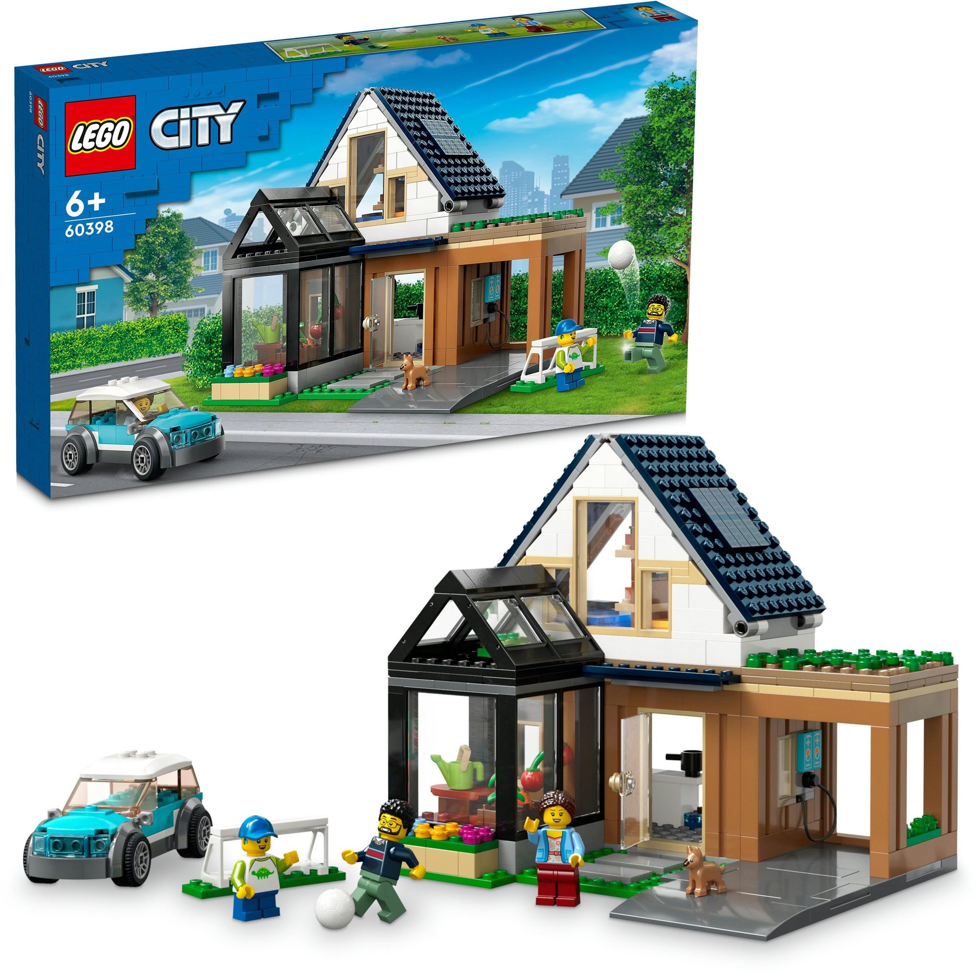 LEGO® City Családi ház és elektromos autó 60398
