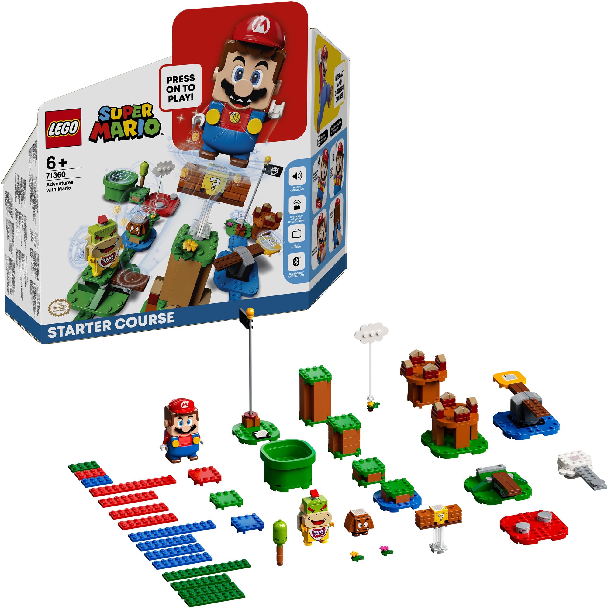 LEGO Super Mario™ Mario kalandjai kezdőpálya 71360