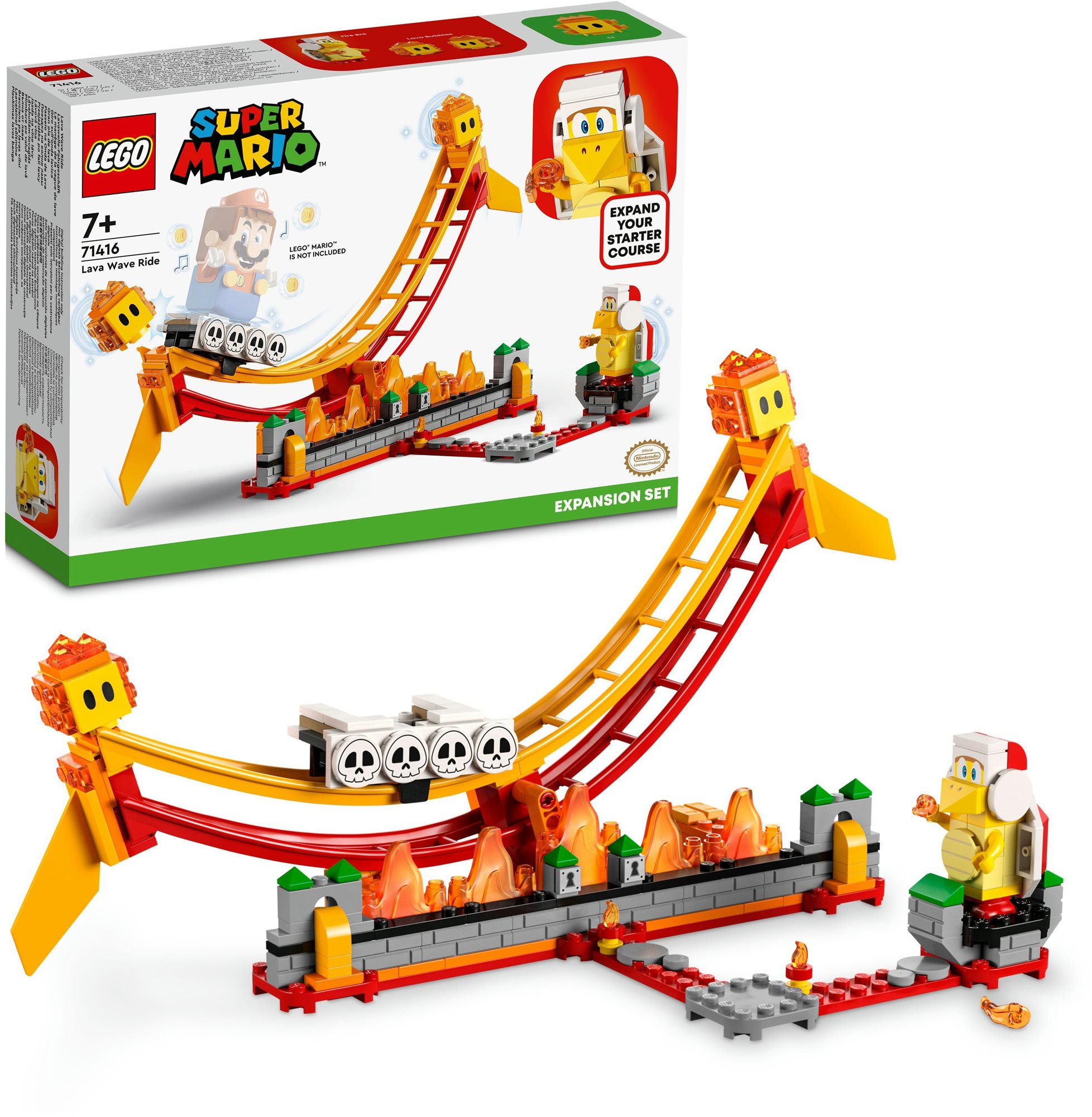 LEGO® Super Mario™ Lávahullám-lovaglás kiegészítő szett 71416