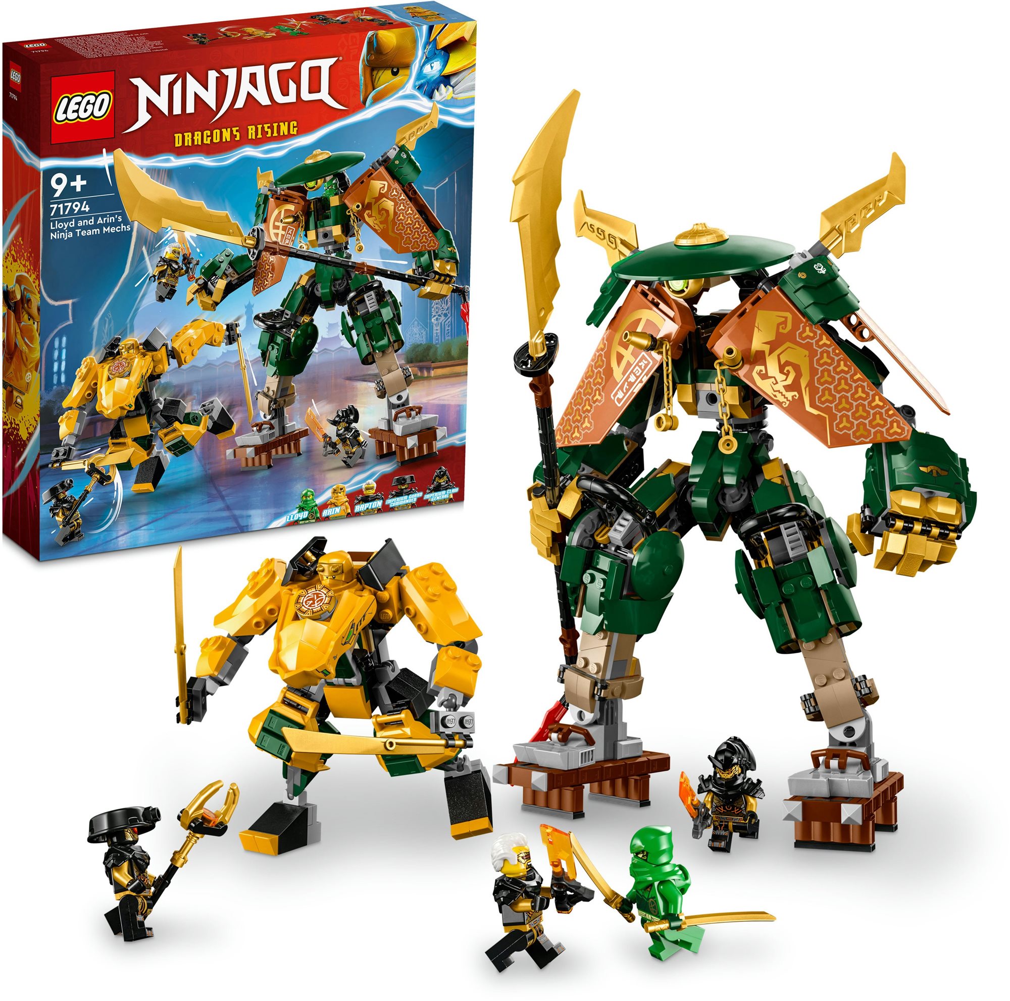 LEGO® NINJAGO® Lloyd és Arin nindzsacsapatának robotjai 71794