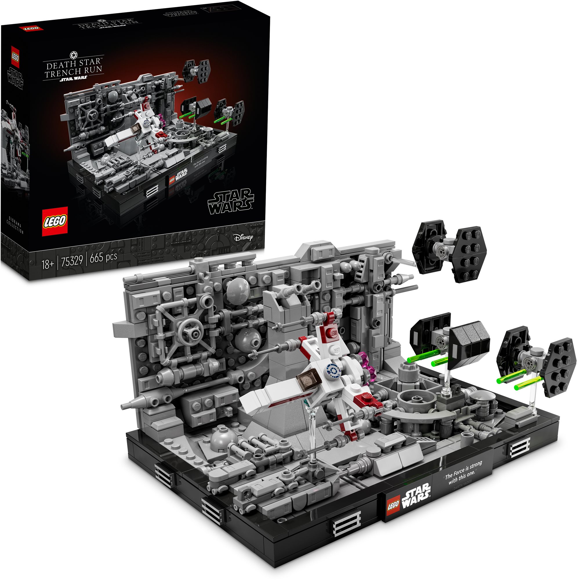 LEGO® Star Wars™ Halálcsillag™ árokfutam dioráma 75329