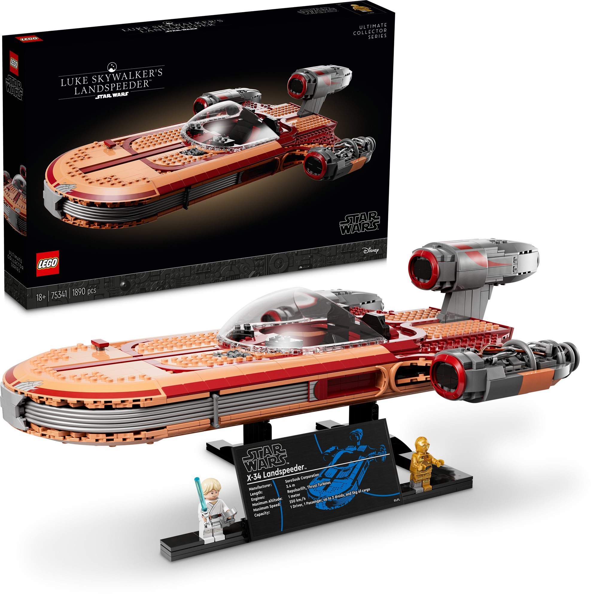 LEGO® Star Wars™ Luke Skywalker Landspeedere™ 75341