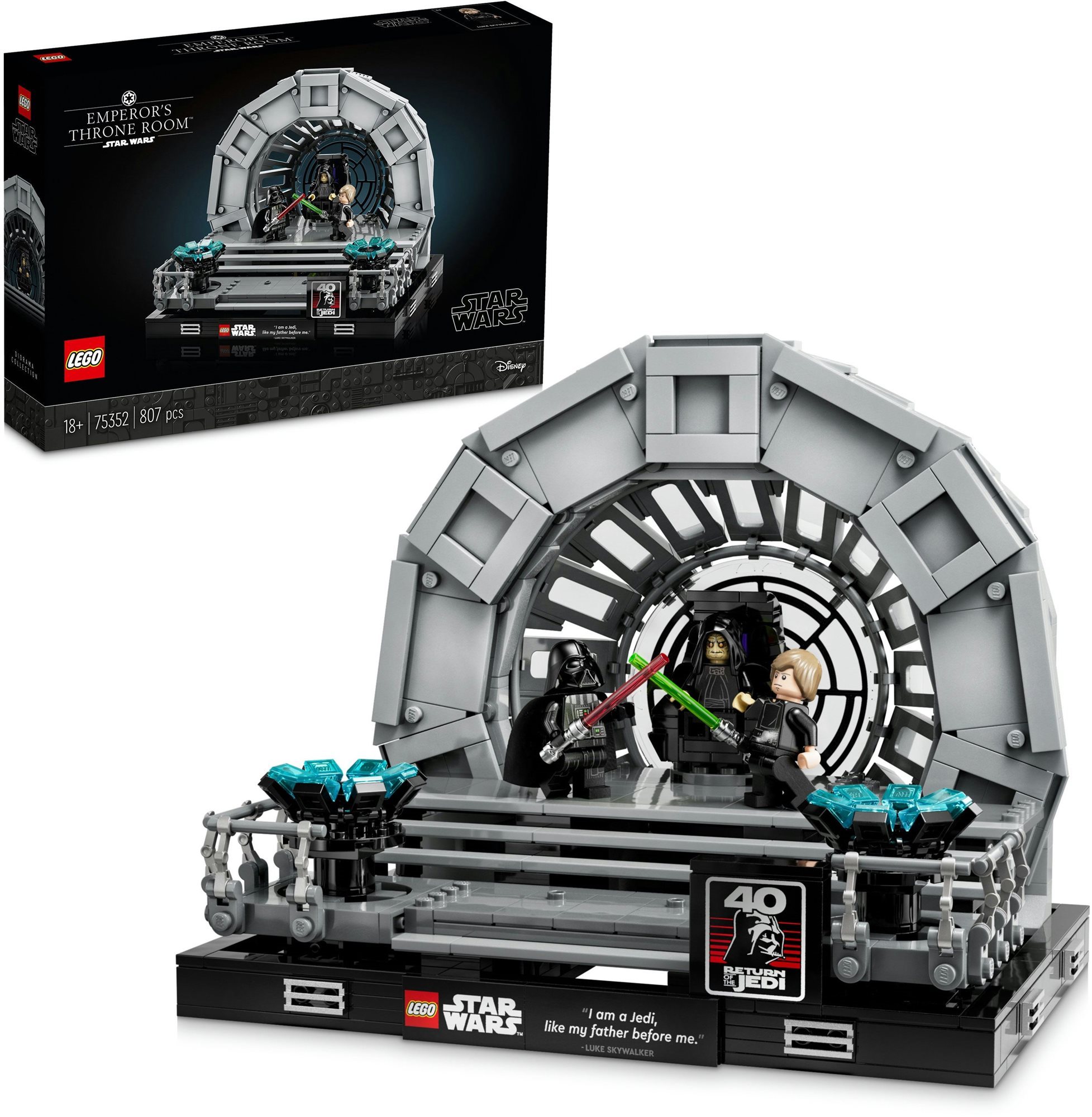 LEGO® Star Wars™ Császári trónterem™ dioráma 75352