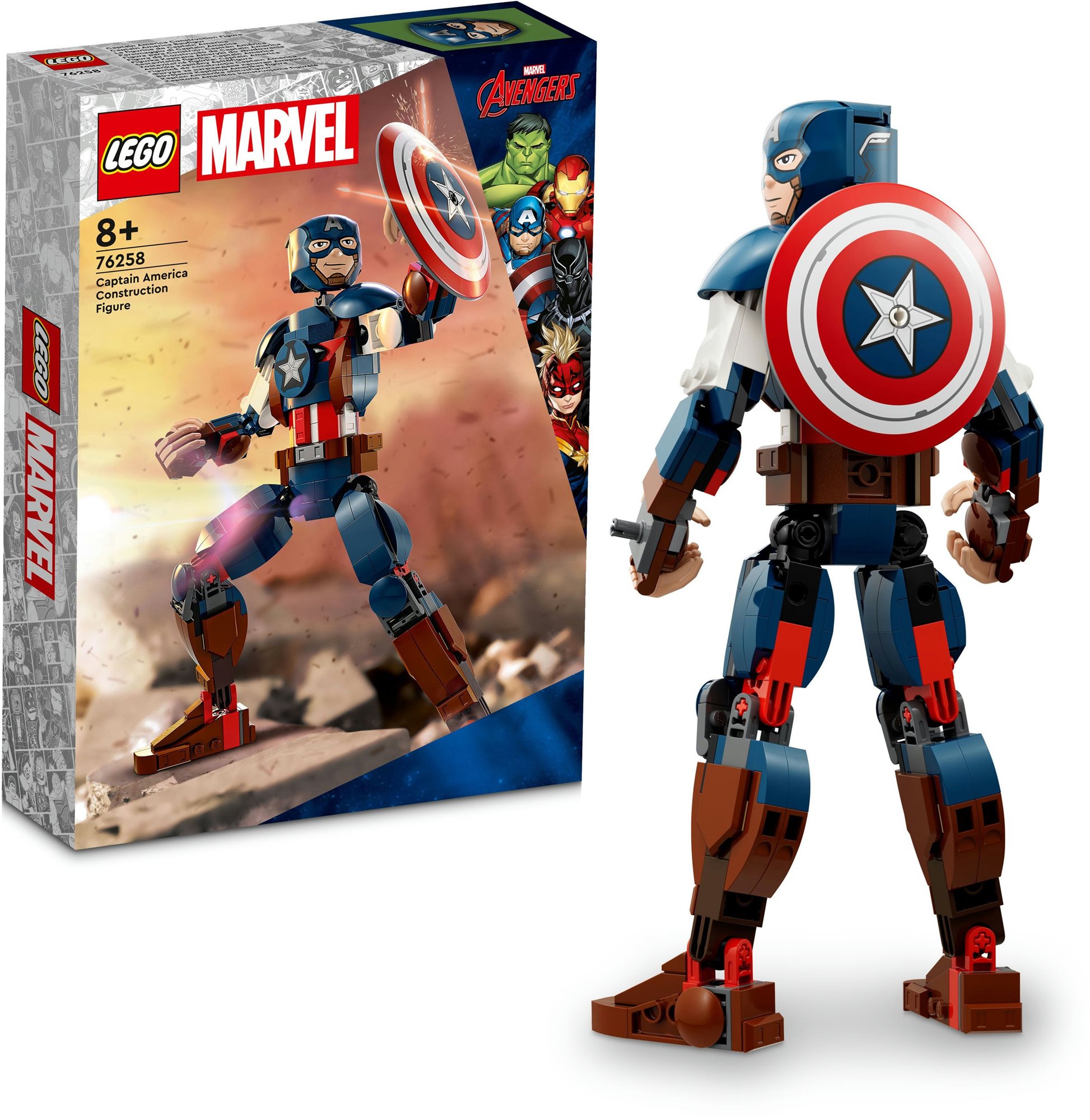 LEGO® Marvel Amerika Kapitány építőfigura 76258