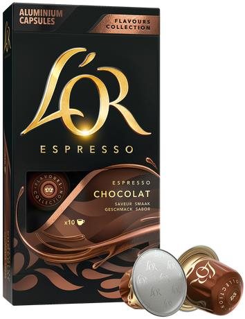 L'OR Espresso Chocolate 10 db, Nespresso®* kávégépekhez